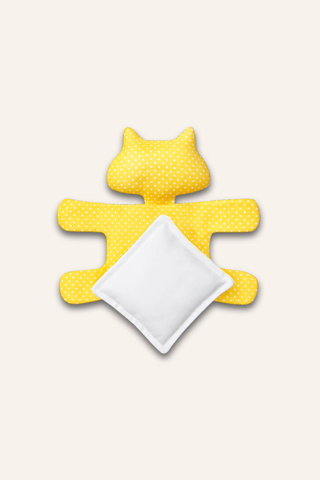 Almofada Térmica Aromática Bebês - Gatinho Amarelo