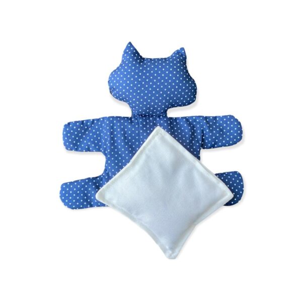 Almofada Térmica Aromática Bebês - Gatinho Azul Marinho