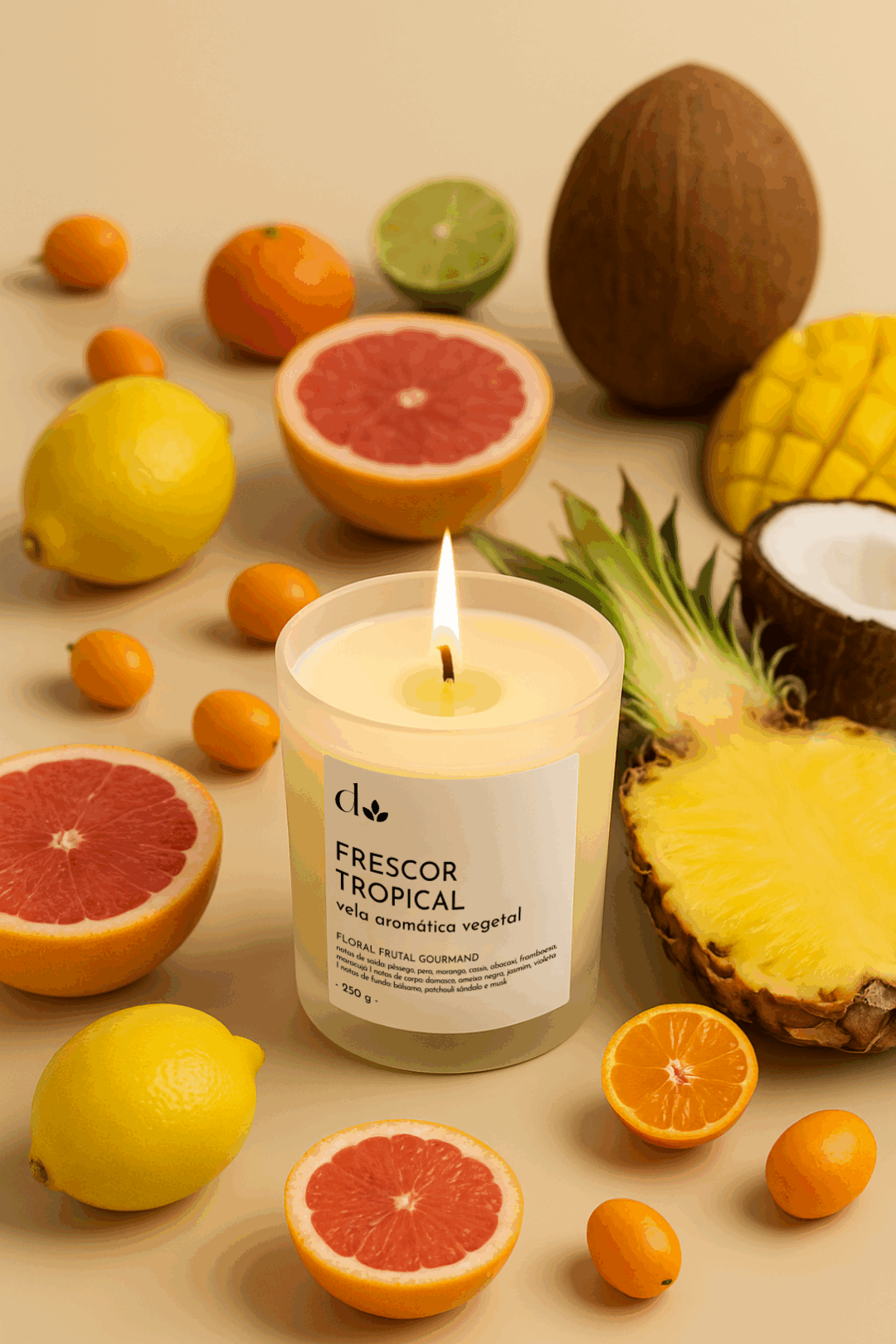 Vela Aromática Frescor Tropical | Coleção Signature