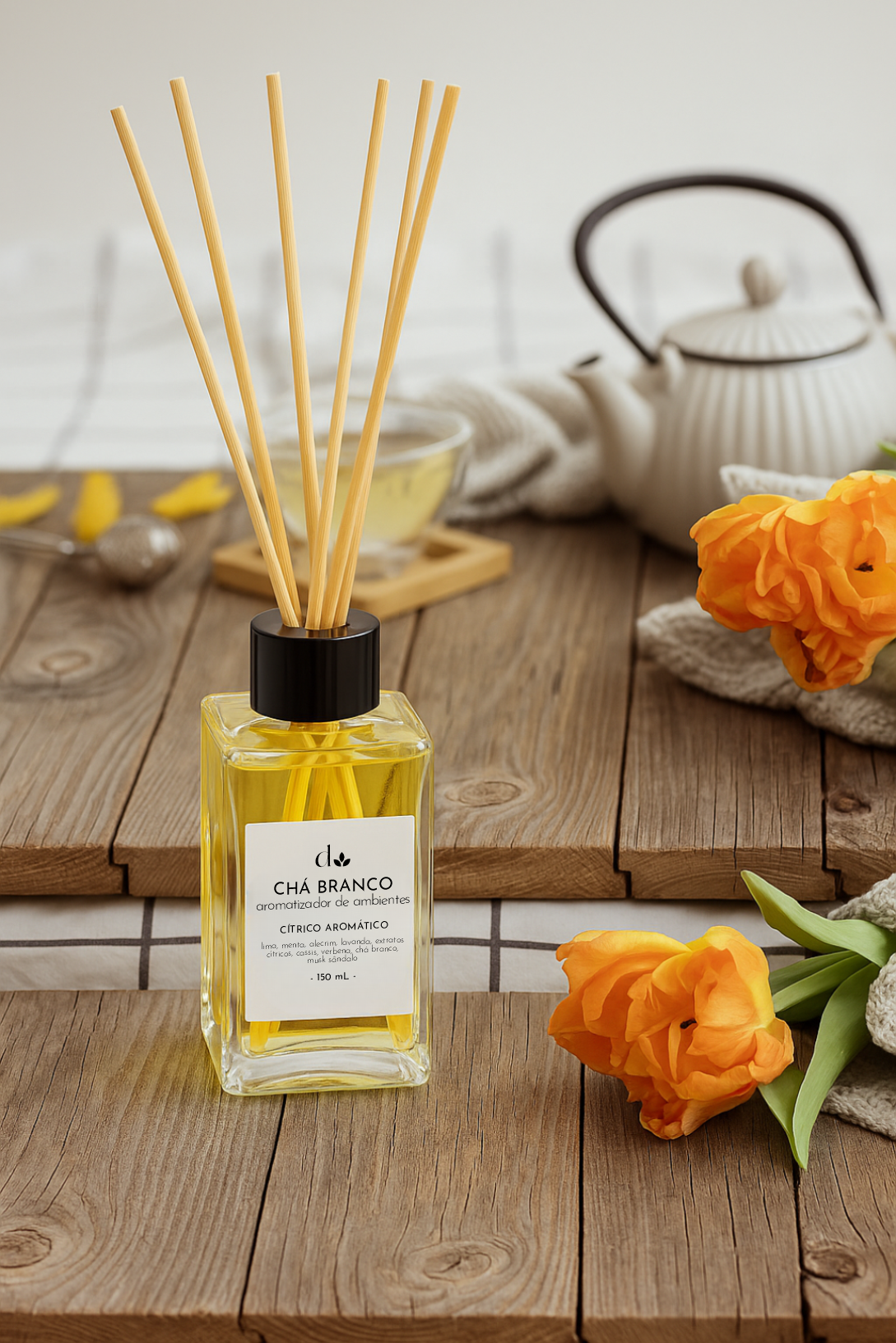 Aromatizador de Ambientes Chá Branco